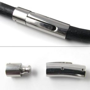 Bajonettverschluss, Stahl, gebogen, 10/8 mm, 1 Stk