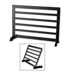 Schmuckständer, schwarzes Acryl, 5 Reihen, 330x250x130mm