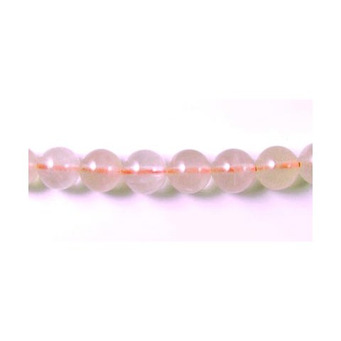 Rose quartz, entire strand of beads, round bead, 10mm, 38pcs.