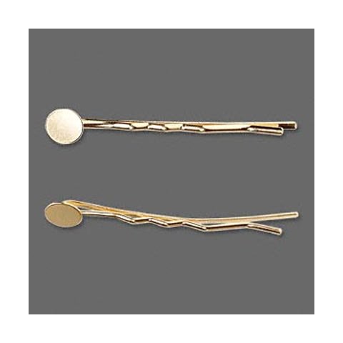 Hrnl med 10 mm plade, forgyldt messing, 63 mm, 1 stk.