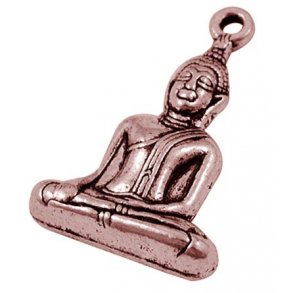 Copper bead, Buddha pendant, 1pc.