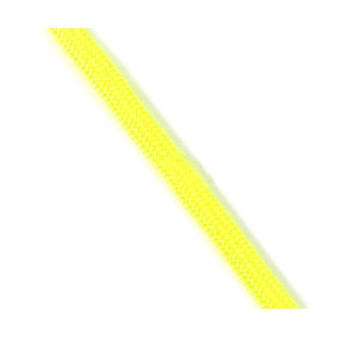 Faldskærms-line, stærk gul / neon gul, 3-4 mm, 2 m