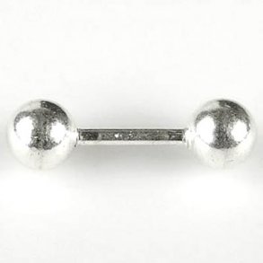Piercingstab, Silber, 21x6 mm, 1 Stk.
