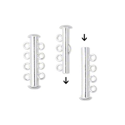 Skydels til 4 strenge, forslvet, 26x6 mm 1 stk.