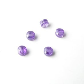 Zirkonia, lila, 4 x 2,5 mm, 10 Stk.