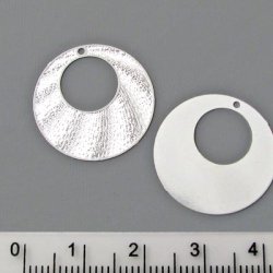 Filigrane Anh&auml;nger, Zirkel, 21 mm, 12 Stk.