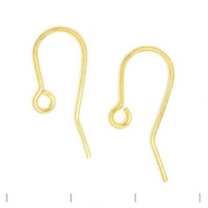 15 Pairs 18k Gold Plated Brass Seashell Lever Back French Earring Hooks  Earring Findings with Loop Long Lasting Plated Earring Connector for DIY  Earring 