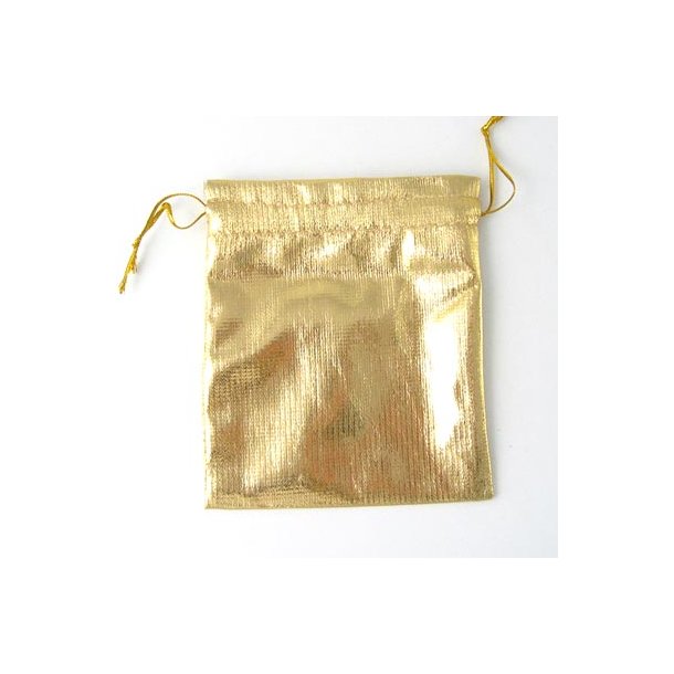 Smykkepose, guld, 10x12 cm, 20 stk.