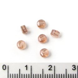 Zirkonia, hellbraun, 4 x 2,5 mm, 10 Stk.