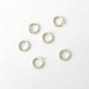 Black stainless steel jump rings 5, 6 or 8mm - Jewelry making findings