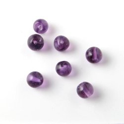 Amethyst, runde Perle, 4 mm., AB-Qualt&auml;t, 20 Stk.