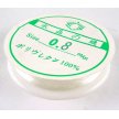 Elastische Schnur, rund, durchsichtig, 0,8 mm, 6 m