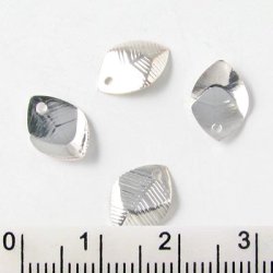 Versilbertes Messing, Bl&auml;tter, 10 stk.