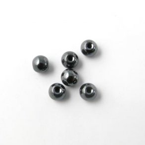 Hematite, round bead, 4mm, 20pcs.