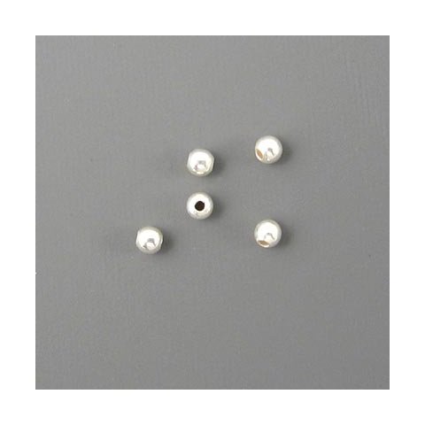 Slvkugle, gennemboret, 2,5 mm, 6 stk.