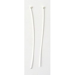 Grokauf, Nietstifte mit 1,5 mm Kugel, Grokauf, Silber, 45x0,5 mm, 100 stk