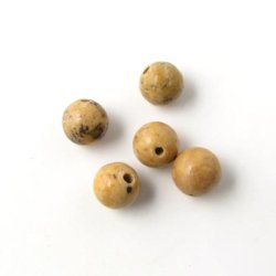 Grain Stone jasper, round bead, 6mm, 10pcs.