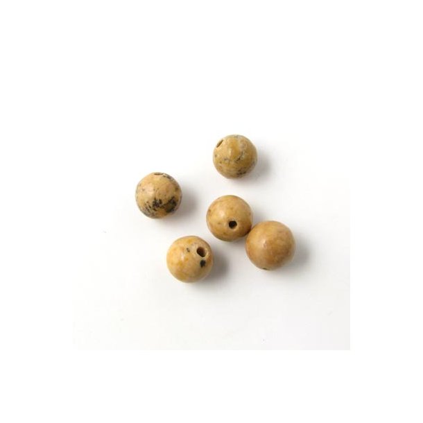 Grain Stone jasper, round bead, 6mm, 10pcs.