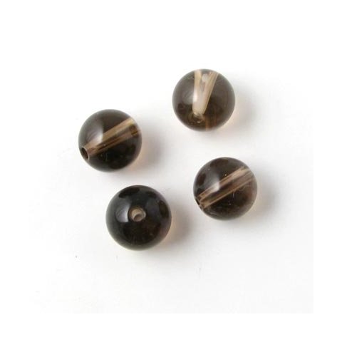 Rgkvarts perle, 8 mm, 6 stk.