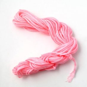 Polyesterschnur, rosa, 1,5 bis 2 mm, 16 m