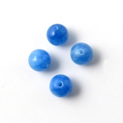 Candy-Jade, t&uuml;rkisblau, 6 mm, 10 Stk.