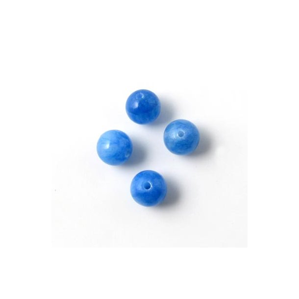 Candy-Jade, trkisblau, 6 mm, 10 Stk.