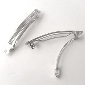 Haarspangen, metall, 100x11 mm, 2 Stk