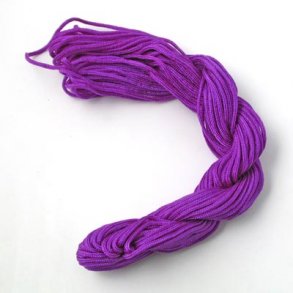 Polyesterschnur, dunkelllila, Dicke 1,5-2 mm, Bündel, 16 m