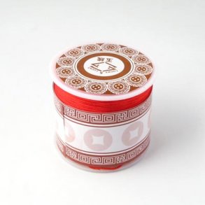 Polyesterschnur, rot, 0,9 mm, 2 m