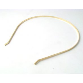 Haarreifen, matt vergoldet, Reifenbreite 3 mm