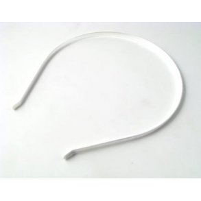 Haarreifen, silber glnzend, Breite 5 mm