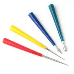 Lochfeilenset, Perlenfeilen, 4 Spezialfeilen f�r Perlen und Schmuck