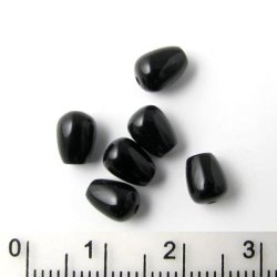 Onyx Tropfen, klein, 7x5 mm, 10 Stk.
