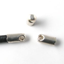 Kettenabschluss, Silber, 5/4,4mm Endverschluss, 2 Stk.