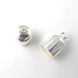 Kettenabschluss, Silber, 8/7 mm Endverschluss, 1 Stk.