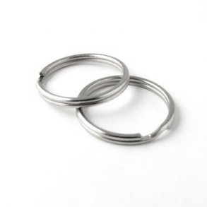 Split Ring/Keyring - Small (Platinum Coloured)