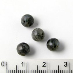 Ganze Reihe Larvikit, runden Perle, 12 mm.33 Stk.