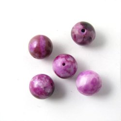 Sugilith-Jaspis, runde Perle, 8 mm, 6 Stk.