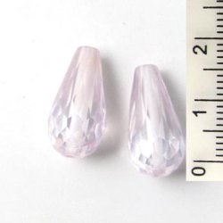 Zirkonia, Tropfen, transparent, 18x9 mm, 1 Stk.