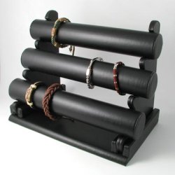 Armbandst&auml;nder, schwarz, 3-Reihen, 24,5x31,5 cm