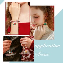 Weihnachtsanhnger, Kunststoff, 16 verschiedene, Lnge 15-20 mm, Schachtel mit 32 Stck