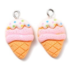 Eist&uuml;te als Anh&auml;nger, Kunststoff, mit &Ouml;se, 26,5x15mm, 2 St&uuml;ck