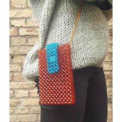 Acrylperle, Gro&szlig;kauf, quadratisch facettiert, kokosnussbraun, 8x8x7,5 mm, 1700 Stck