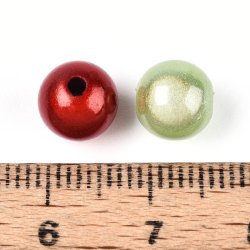 Wunderperlen, Acryl, verschiedene knallige Farben, 8 mm, 20 Stck.