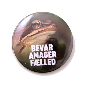 Bevar Amager Flled, Badge, fr, diameter 8 cm 1 stk