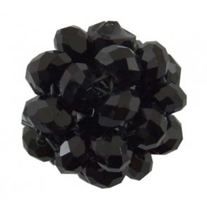 Facettierte Beere, schwarz, 27 mm,1 Stk.