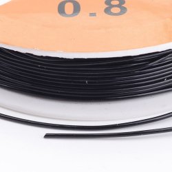 Elastiche Schnur, rundes TPU, Farbmix, 10 verschiedene Farben, Starke 0,8 mm, 10x6 m