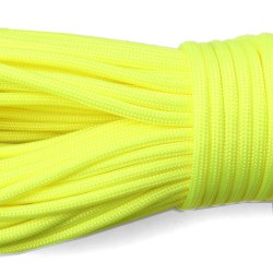 Fallschirmschnur / Paracord, stark gel / neon gelb, 3-4 mm, 30 m