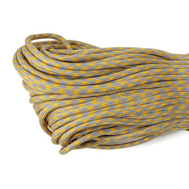 Fallschirmschnur / Paracord 550, gelb-hellgrau, camouflage, 4 mm