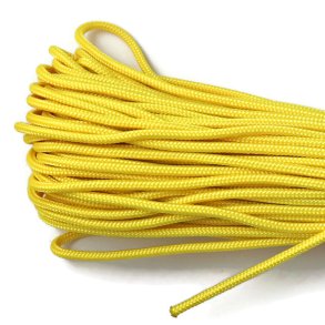 Paracord, type 425, yellow, thickness 3 mm, 2m